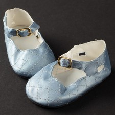chaussure bleu 98mm poupée