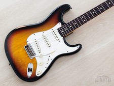 1969 Fender Stratocaster Vintage Guitar Sunburst 1968-Spec w/ Big U Neck, Case