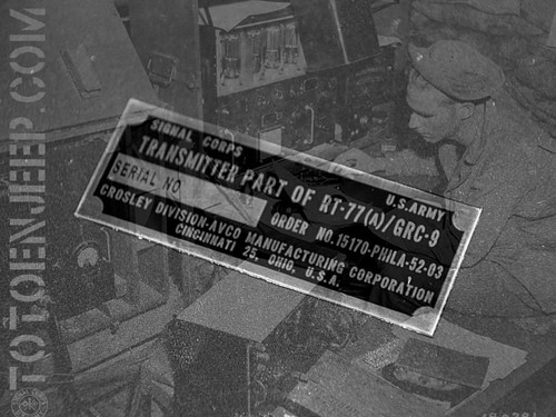 Grc9 rt77 crosley transmitter - rt77,