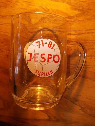Chope bière jupiler 1981 - chope,