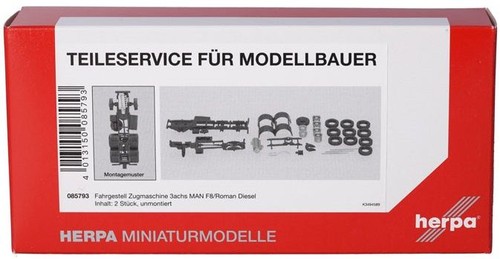 Herpa chassis 3 essieux - 2, à