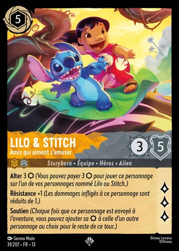 Lorcana lilo stitch amis - lorcana,