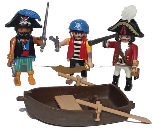 Playmobil lot bateau pirate - lot,