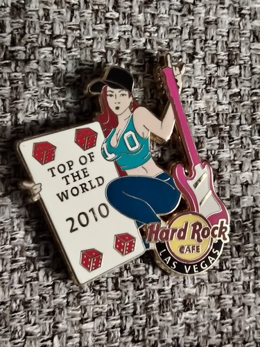 Pin girl hard rock cafe - rock, las