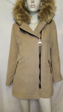 Manteau col en véritable