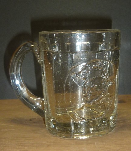 Rare ancienne chope verre - rare,