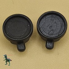 X2 Playmobil phare noir-lumière voiture de course-véhicule tout-terrain-jeep-...