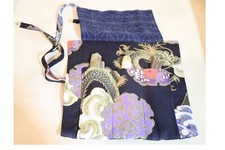 Japanese Fabric Cabbage Cutter 3 Razor Case Kit