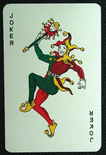 Joker playing card single - 1, x