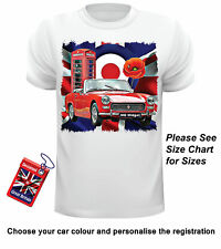 MG Midget Men's T Shirt, MG Midget, Union Jack, Mod, Target, Can Personalise