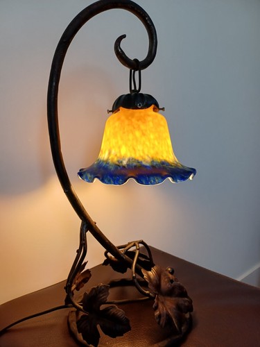 Belle lampe fer - en, forgé