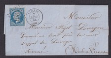 Corrèze-Lettre avec Y&T N°22