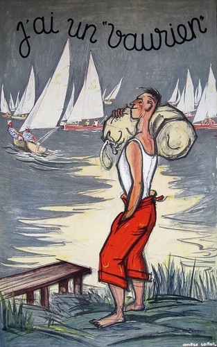 Affiche poster bateau paquebot - affiche,