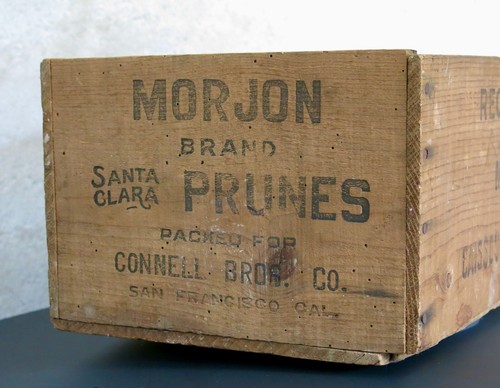 Morjon ancienne caisse bois - caisse,