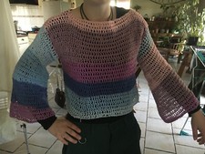 pull fait main au crochet