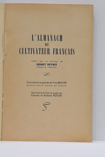 Peyret almanach du - peyret, l'almanach