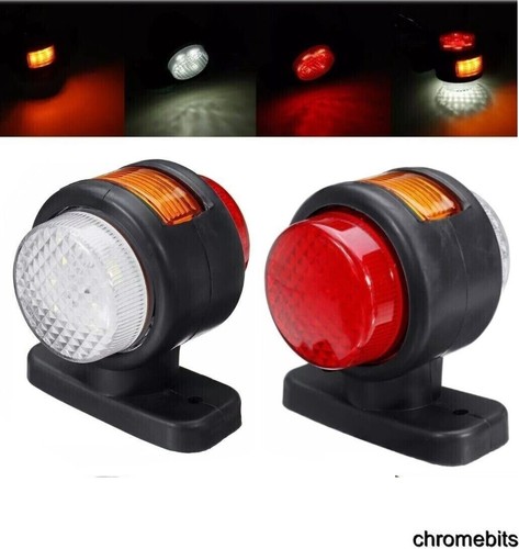Led côté ambre - ambre, rouge