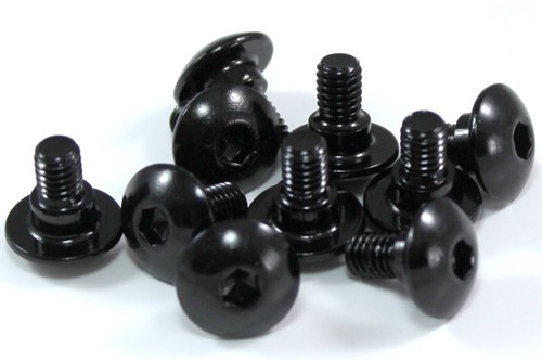10x aluminium noir - aluminium, tête