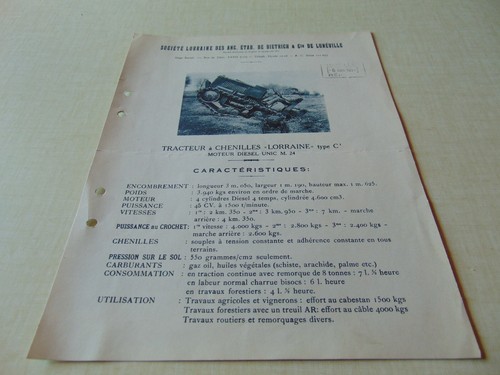 Prospectus brochure tracteur - , a