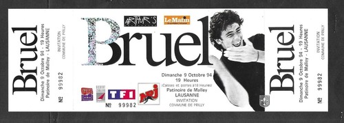 Rare ticket billet concert - /,