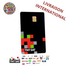 Carte TNT SAT Décodeur Satellite Valable 4ans Envoie INTERNATIONAL Gratuit