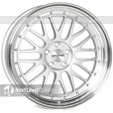 CIRCUIT PERFORMANCE CP30 19x9.5 5x112 +35 SILVER WHEELS (SET OF 4) MESH LM STYLE