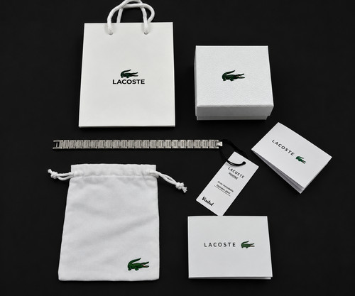 Bracelet lacoste homme acier - lacoste,