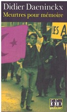 Meurtres pour mémoire Didier Daeninckx - Folio Policier 2008 [Bon état]