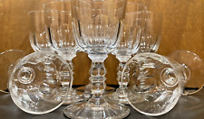 Sublime Lot Of 8 Crystal Baccarat Aperitif Glasses Clermont Flat Côtes Model