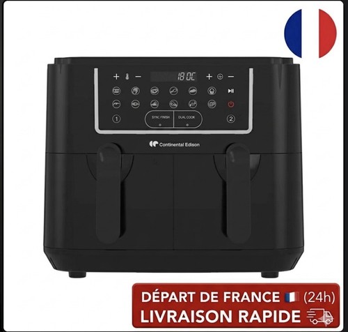 Airfryer double bac friteuse - double,