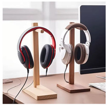 Support Casque Audio Bois