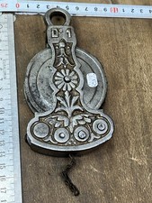 Ancien Poulie Système Monte