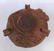 Coupe de l’amitié savoyarde – Grolle en bois sculpté 3 becs – neuve avec notice