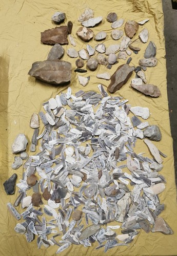Lot silex outils - silex,,