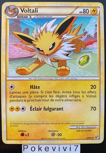 Carte pokemon voltali 90 - carte,