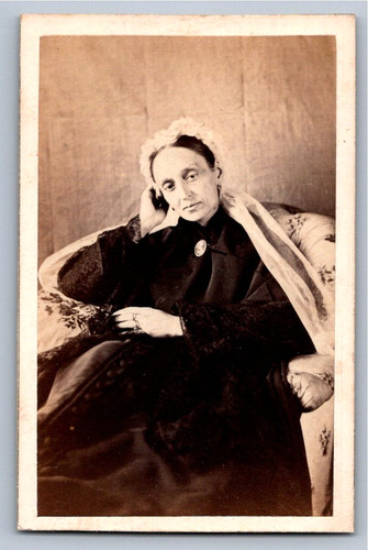 Cdv 1865 veuve deuil sur - 1865,