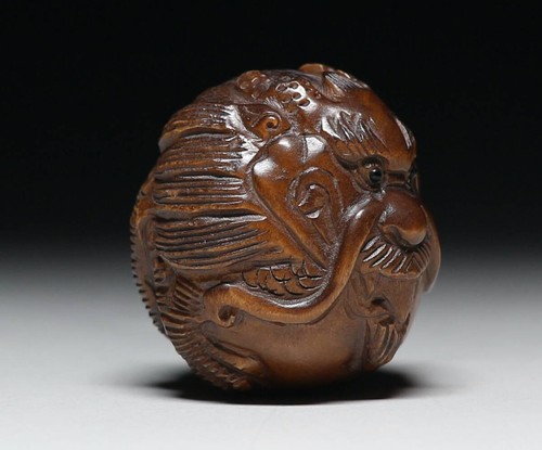 Ancien dragon japonais netsuke - ancien,