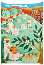 Affiche KKL JNF Israël dans la ruche des abeilles, années 1960