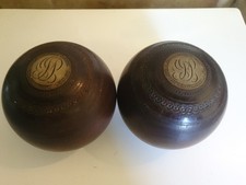 Superbe paire de boules de "
