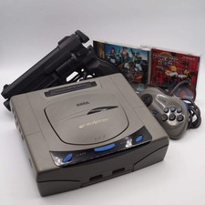 SEGA SATURN Console system W/ VIRTUA GUN + VIRTUA COP 1 2 SET NTSC-J Tested SS
