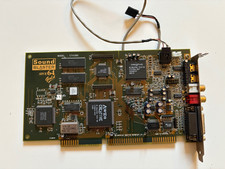 Creative Sound Blaster AWE64 GOLD CT4390 ISA sound card vintage wavetable MIDI