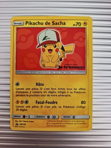 Carte pokémon pikachu - pokémon, de