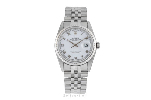 Rolex datejust white roman - rolex, 36