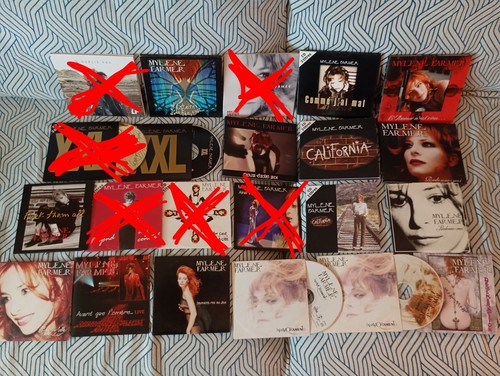 Lot single toute époque - cd,