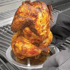 Rôtissoire à poulet barbecue extérieur en acier inoxydable avec plateau amovi
