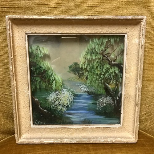 Ancienne peinture fixé sous