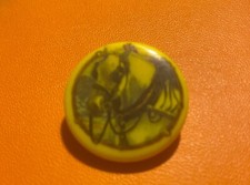  bouton pate de verre cheval