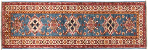 Beau tapis kazak 60x180 fait - kazak,