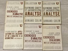 Lot 6 Livres mathématiques