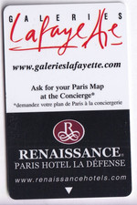 CARTE / CARD  HOTEL CLE KEY 